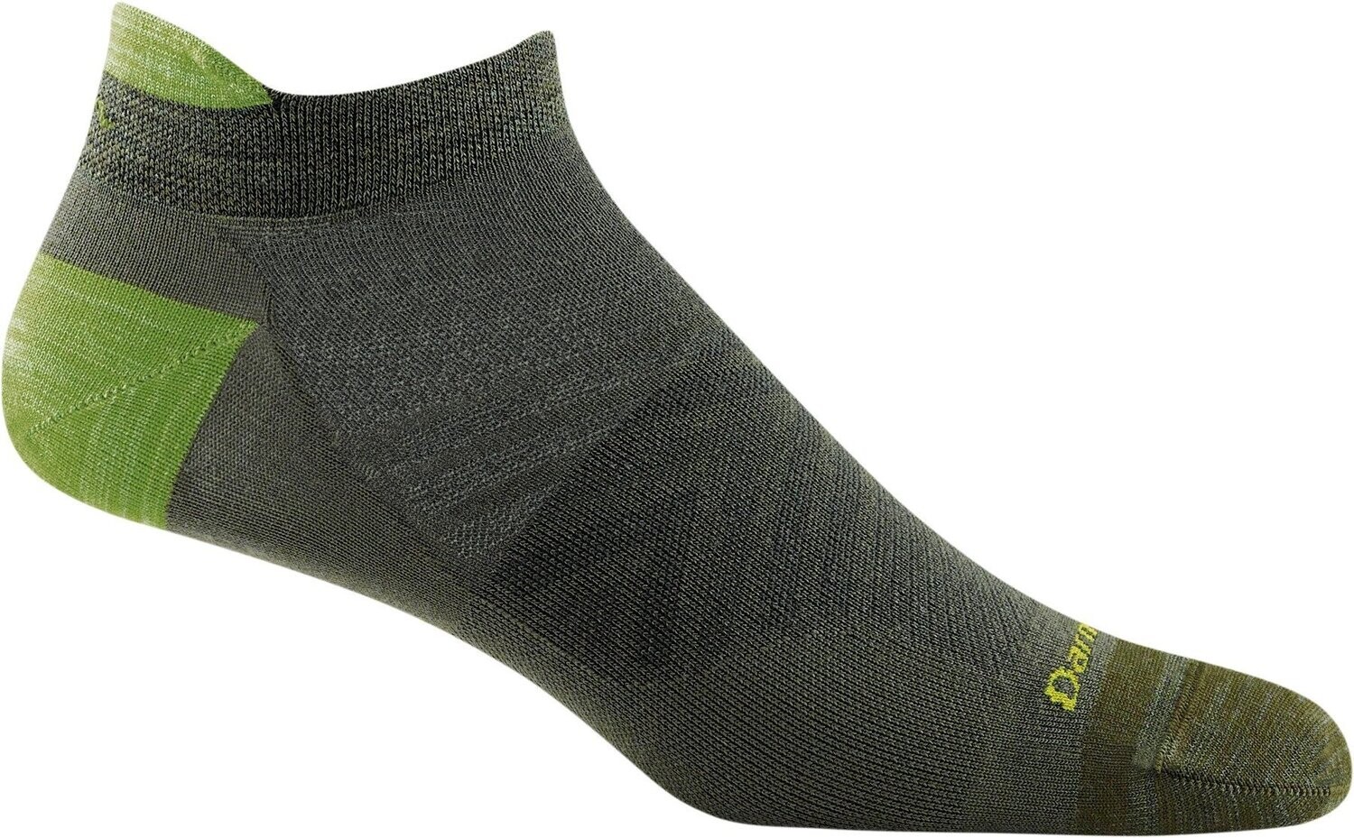 Men Run No Show Tab Ultralight, Color: Fatigue, Size: M