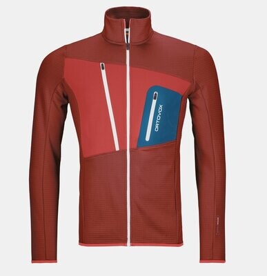 Men Fleece Grid Jacket