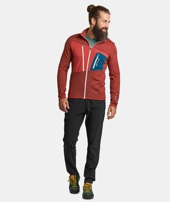 Men Fleece Grid Jacket