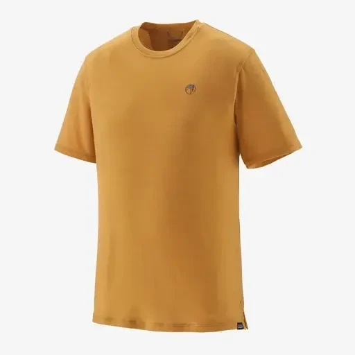 M&#39;s Cap Cool Merino Graphic Shirt, Color: Pufferfish Gold, Size: S