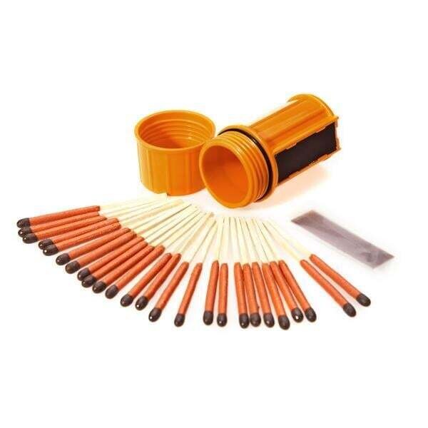 Stormproof Match Kit, Color: Orange