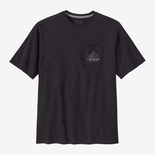 M&#39;s Chouinard Crest Pocket Responsibili-Tee, Color: Ink Black, Size: S