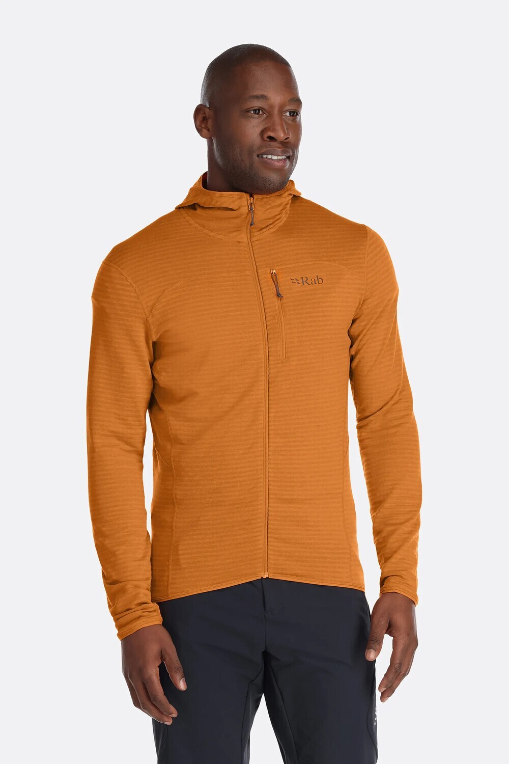 Men Ascendor Light Hoody, Color: Marmalade, Size: L