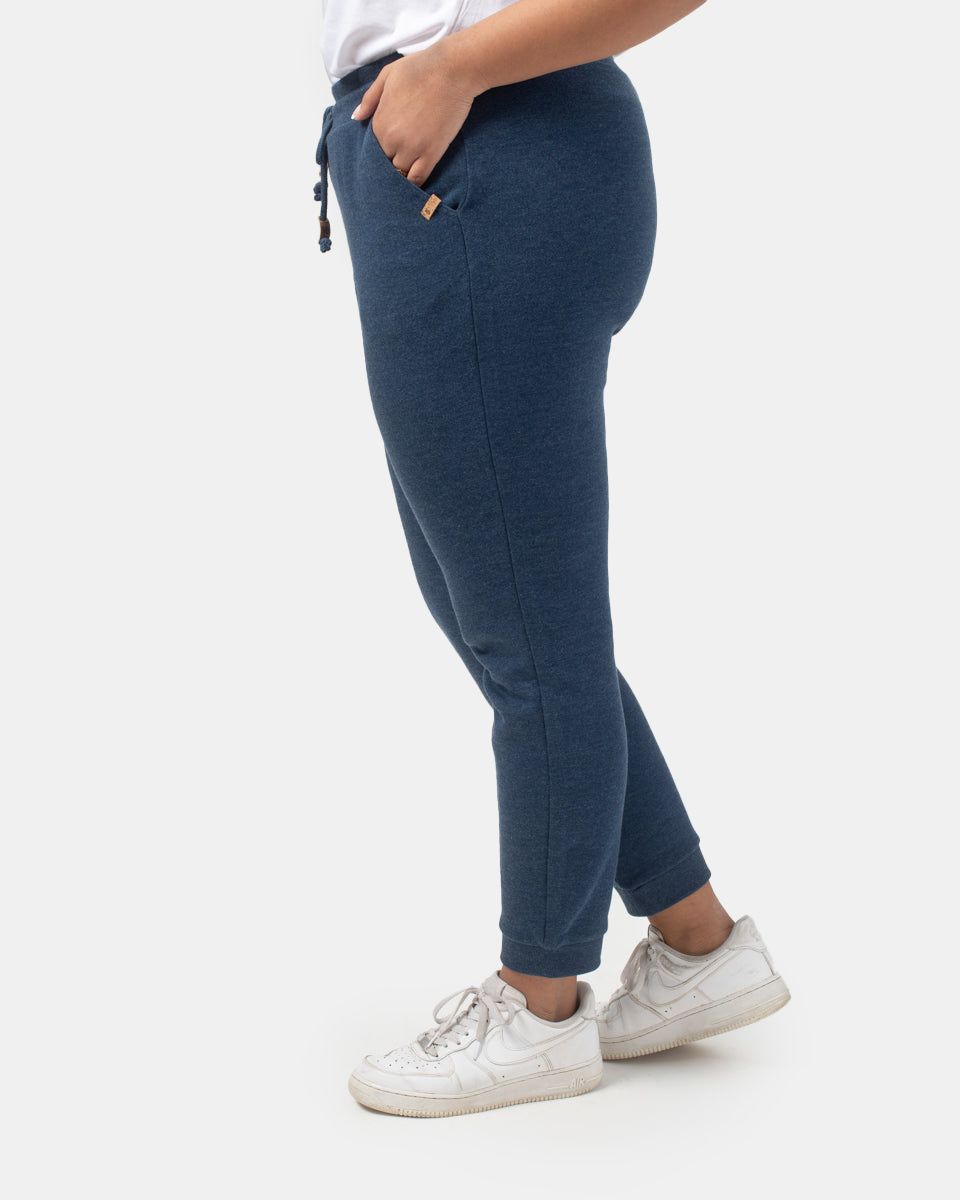 Women Bamone Sweatpant, Color: Dress Blue Heather, Size: XS