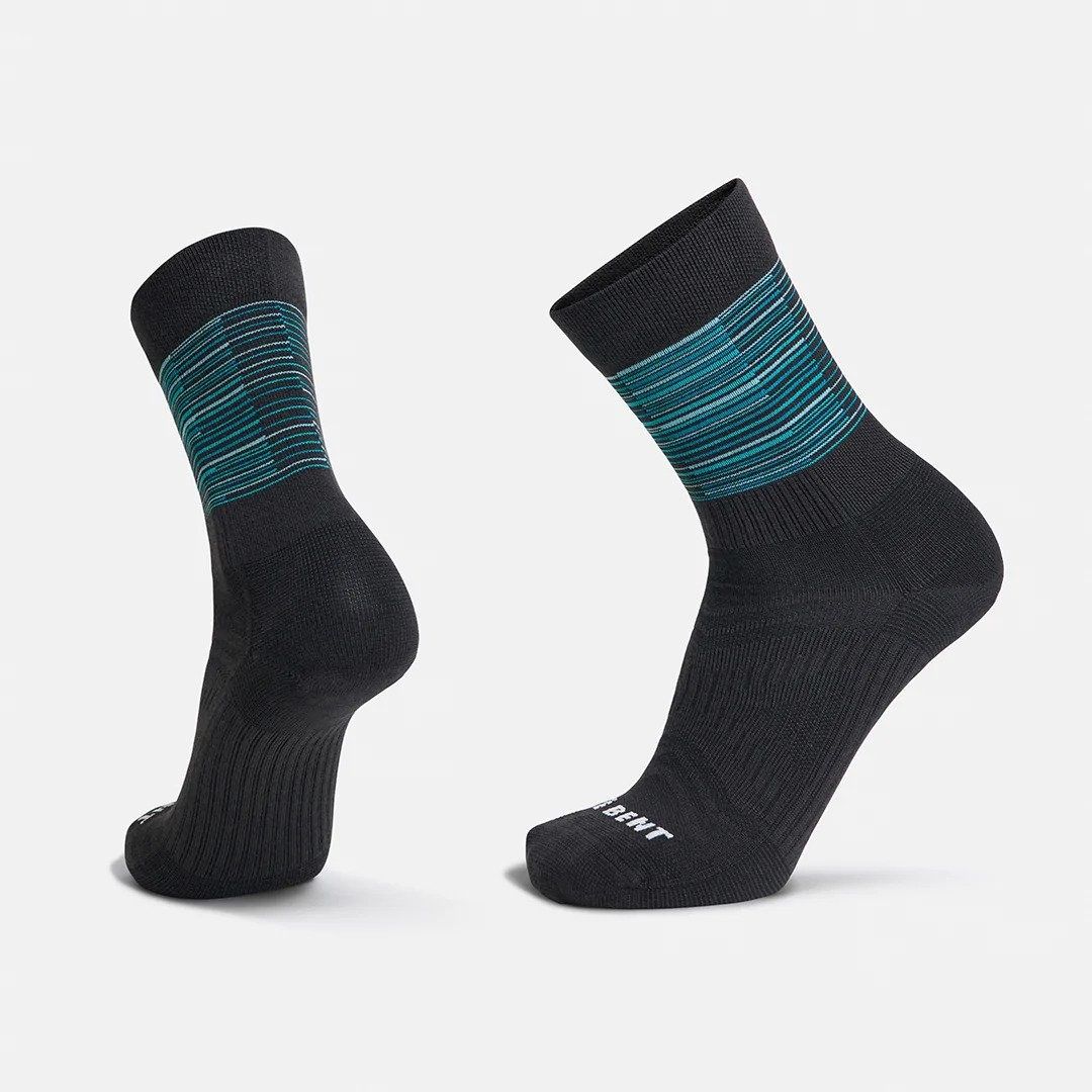 Glacier Ultra Light Mini Bike Sock, Color: Aruba Blue, Size: S