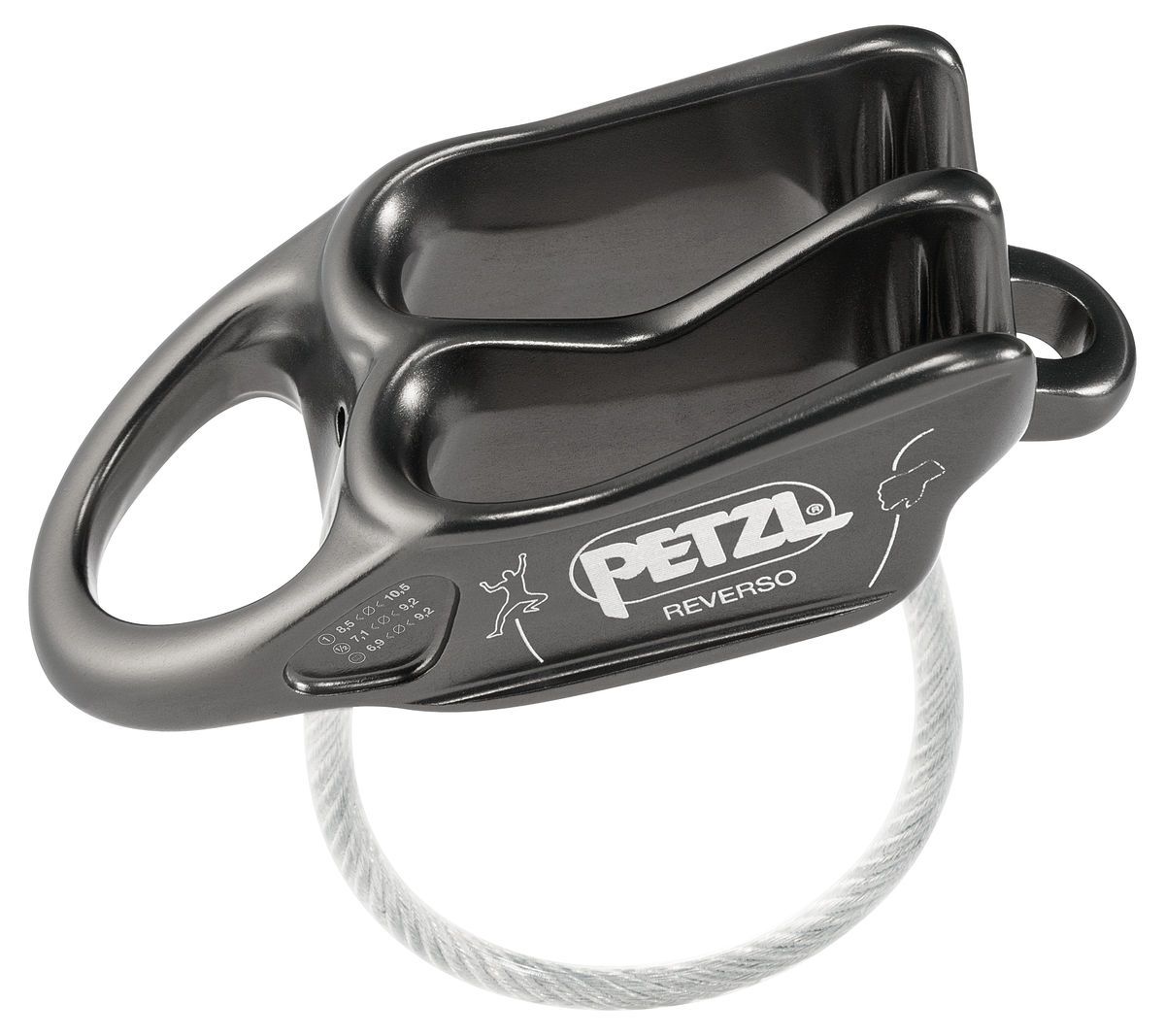 Belay Device Reverso, Color: Gray