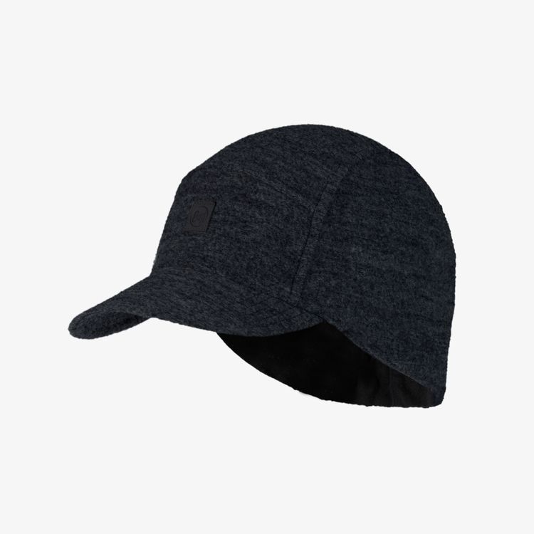 Pack Merino Fleece Cap, Color: Solid Black