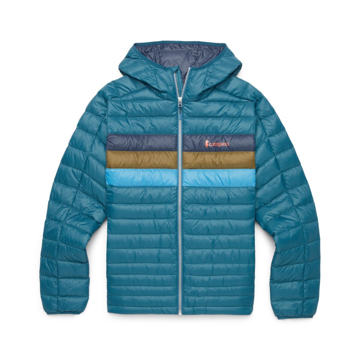 M Fuego Down Jacket, Color: Abbys Stripe, Size: XL