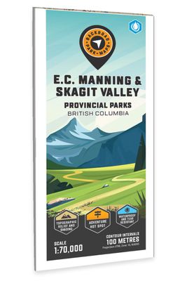 EC Manning &amp; Skagit Valley Provincial Parks Map BC
