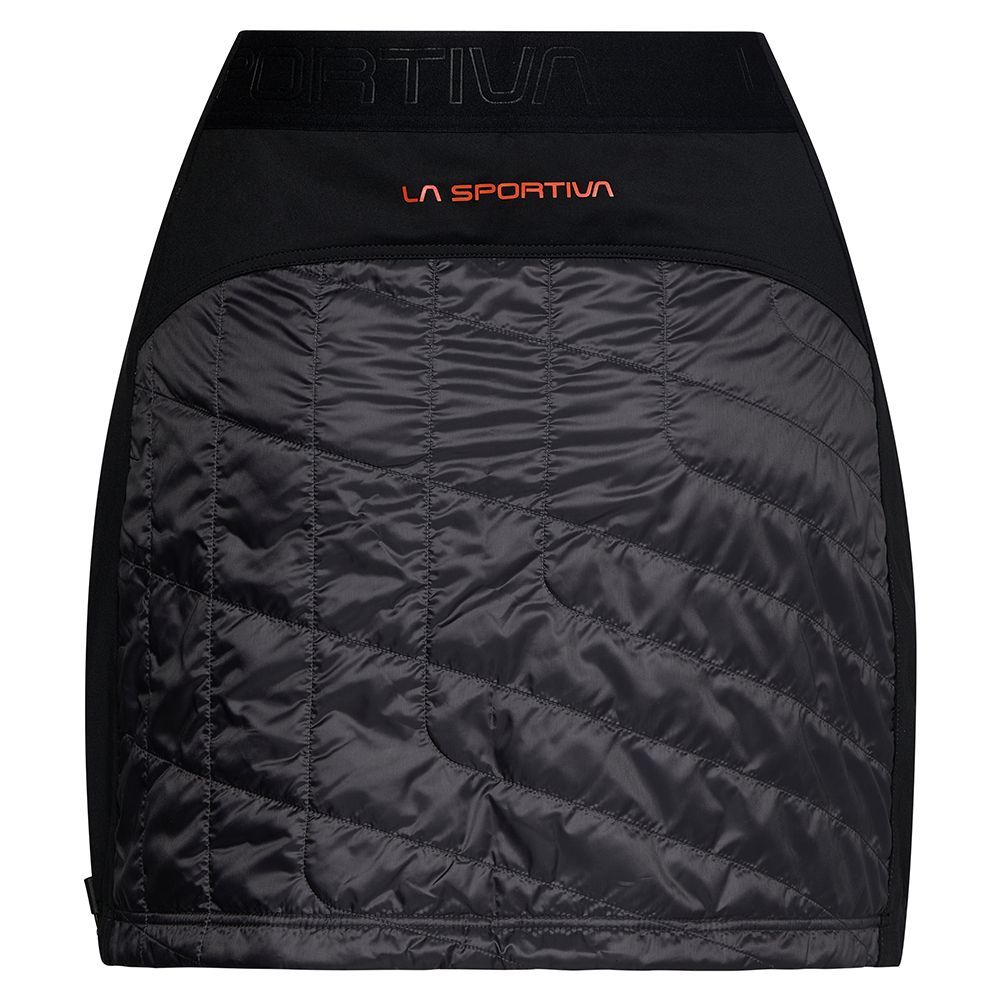 Warm Up Primaloaf Skirt, Color: Carbon/Cherry Tomato, Size: SM