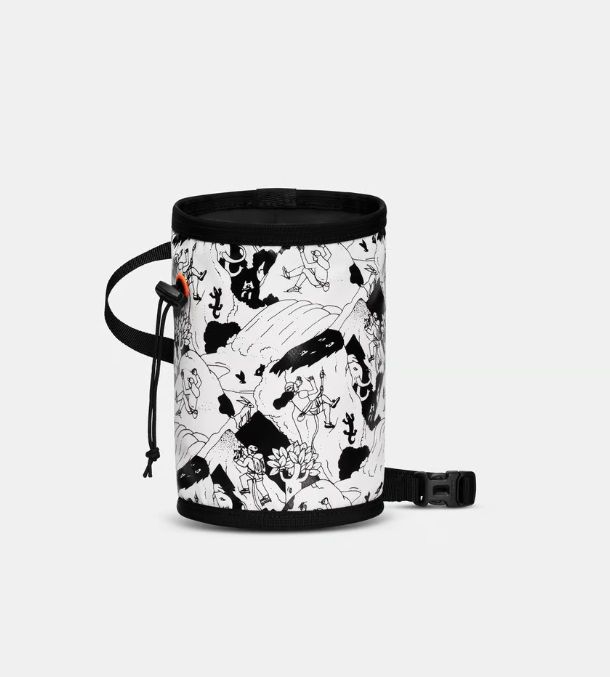 Gym Print Chalk Bag, Color: Climbing Scene AOP