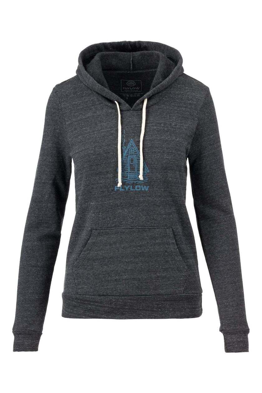 Women Cabin Hoody, Color: Black, Size: XS