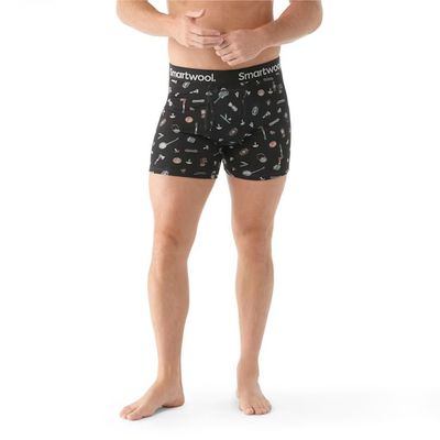 Men&#39;s Merino Print Boxer Brief Boxed