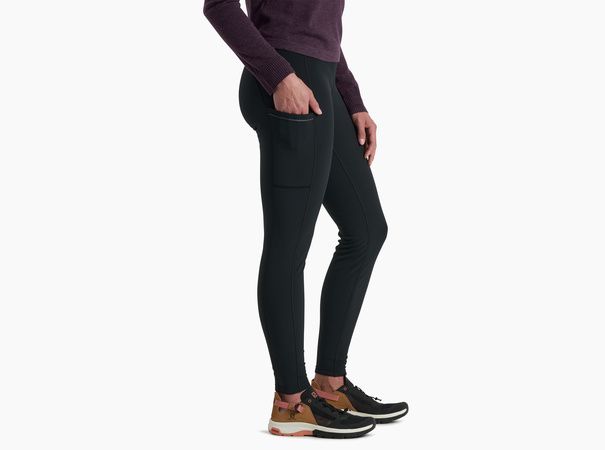 Women Frost Softshell Tight, Color: Raven, Size: 8