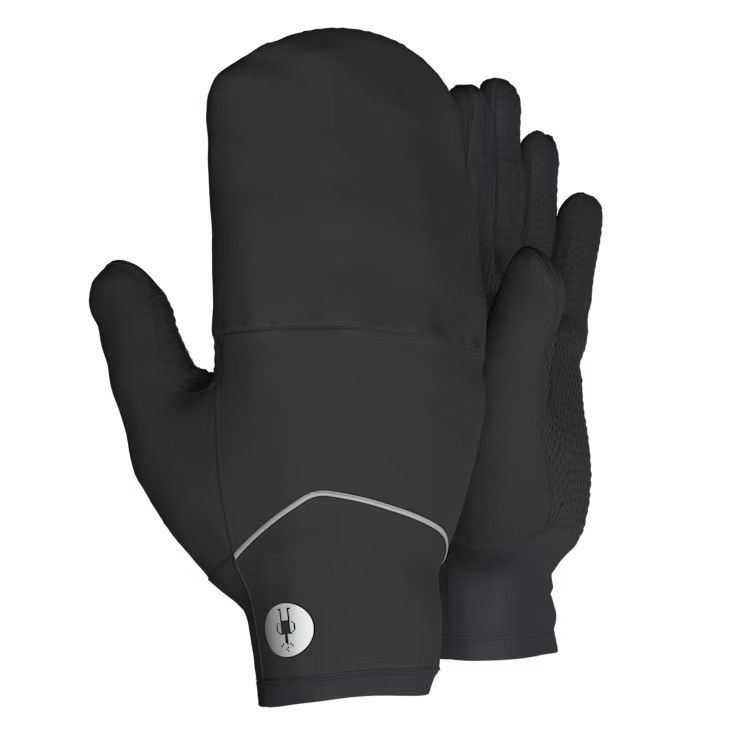 Active Fleece Wind Mitten, Color: Black, Size: S