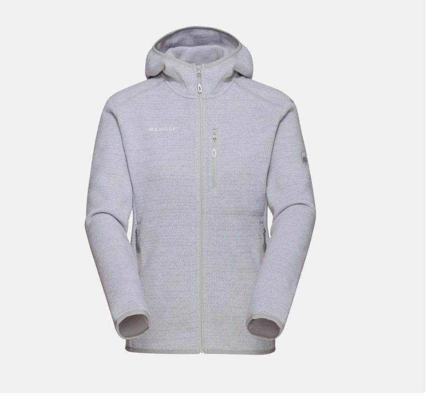 Women Arctic IV ML Hooded Jacket, Color: Platinum Melange, Size: S