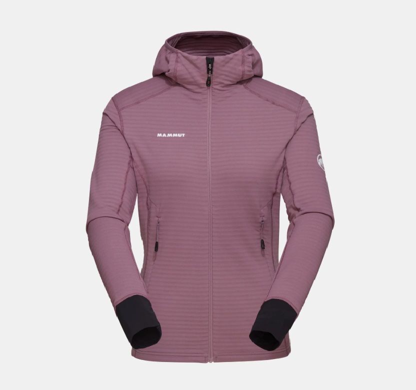 Women Taiss Light ML Hooded Jacket, Color: Flux/Black, Size: L