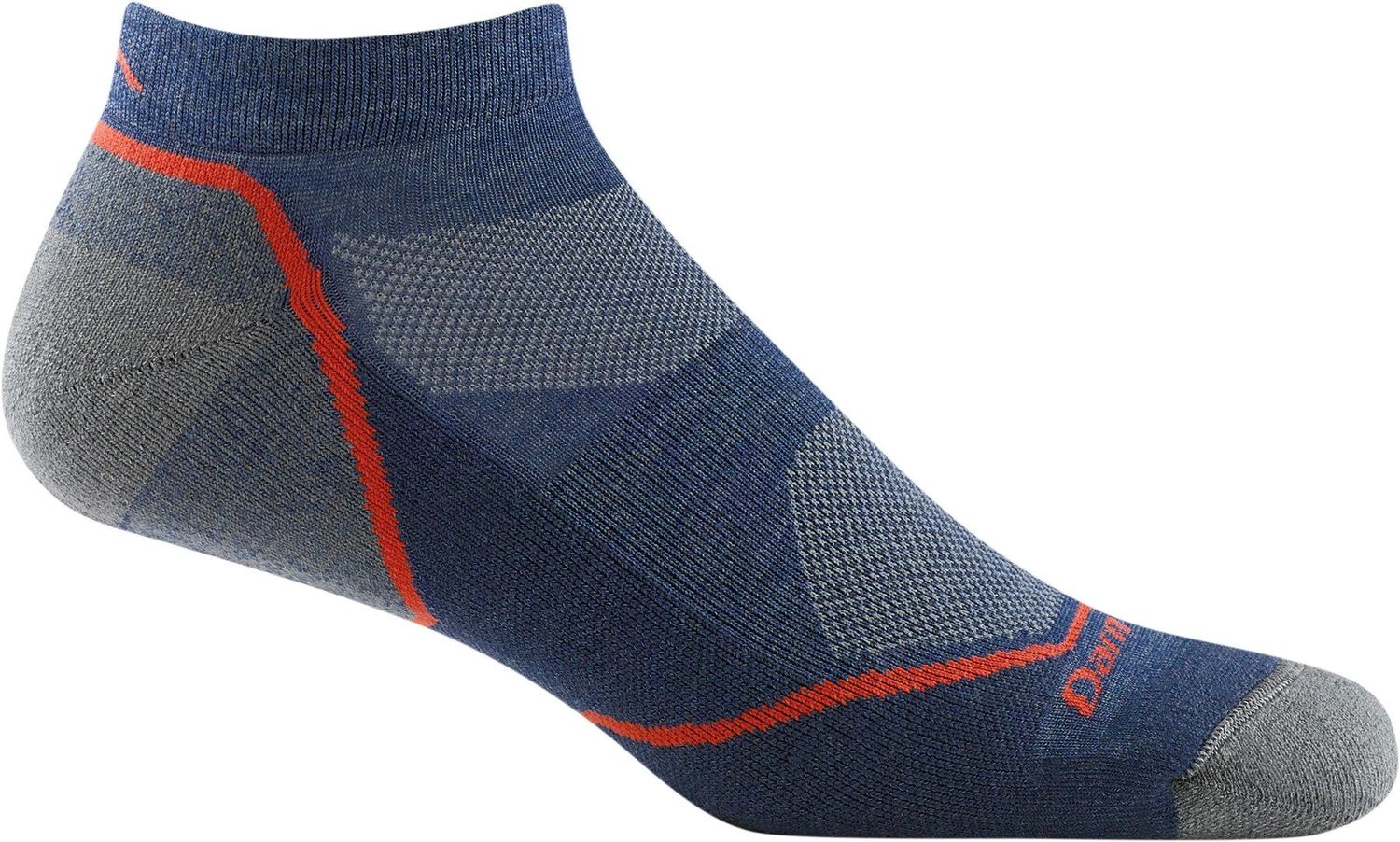 Light Hiker No Show Lightweight socks, Color: Denim, Size: L