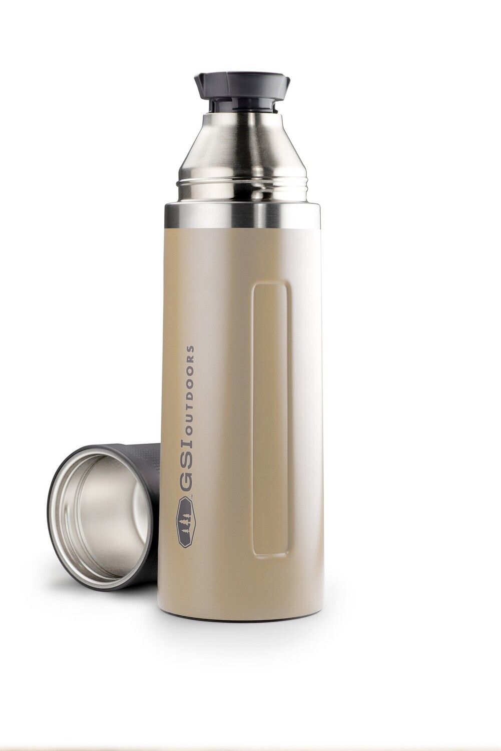 Glacier Stainless 1 L Vacuum Bottle, Color: Sand