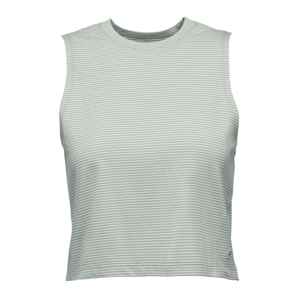 Women Stripe Tank, Color: Agave Alloy, Size: XS