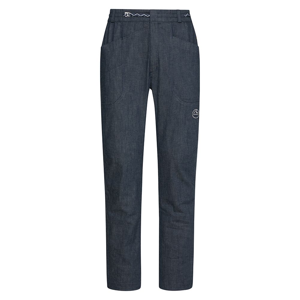 Men Sierra Rock Pant, Color: Deep Sea, Size: S