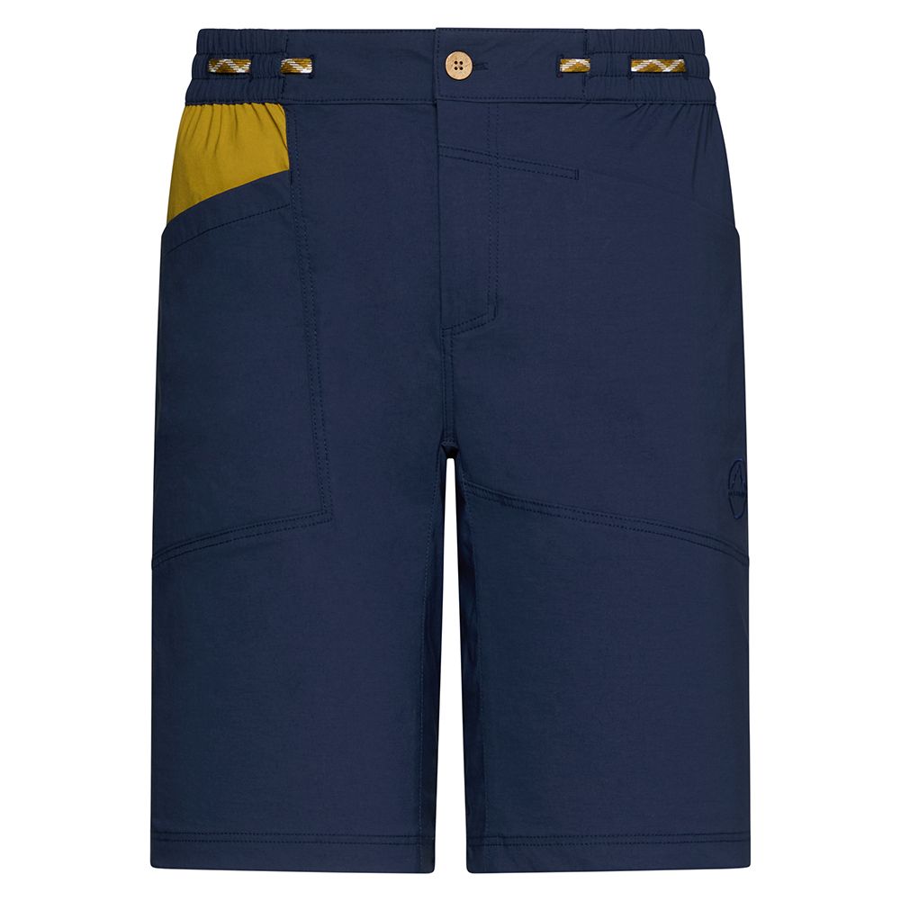 Men Talus Short, Color: Night Sky/Savana, Size: S