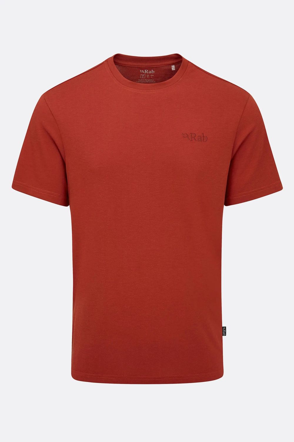 Crimp Logo Tee, Color: Tuscan Red, Size: XL