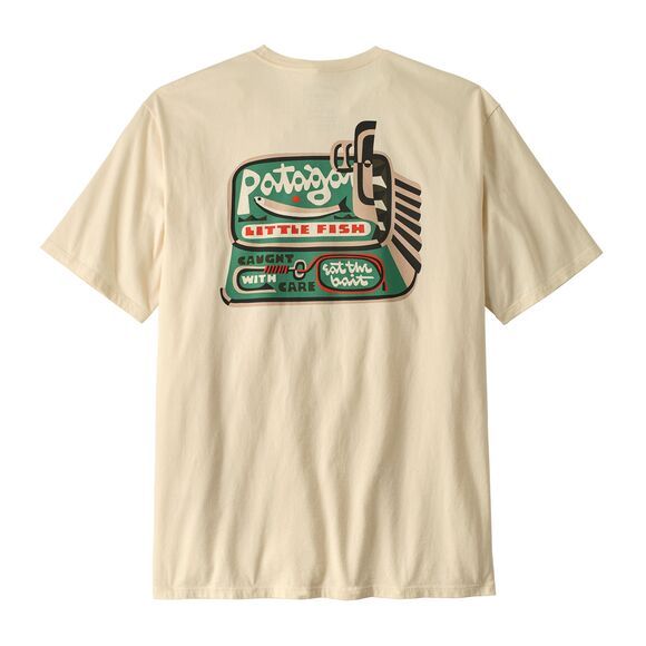 M&#39;s Aquatic Action Organic T-Shirt, Color: Undyed Natural, Size: S