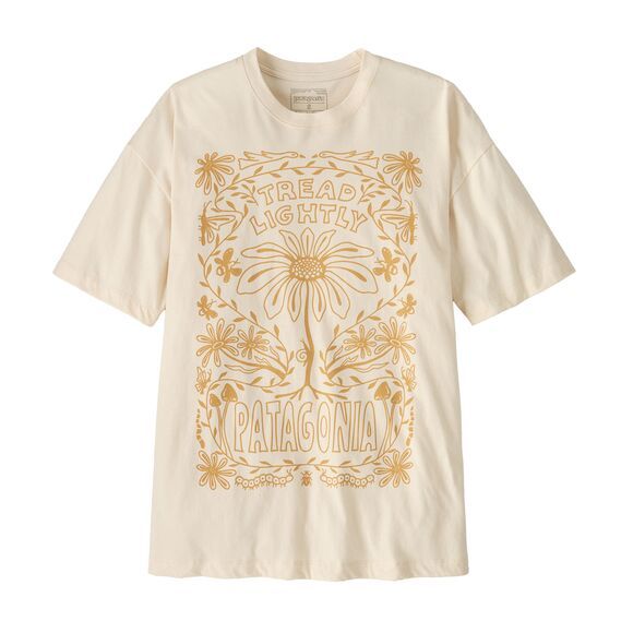 W&#39;s Tread Lightly Oversized Organic T-Shirt, Color: Undyed Natural, Size: S