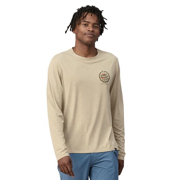 M&#39;s Long Sleeve Cap Cool Daily Graphic Shirt 