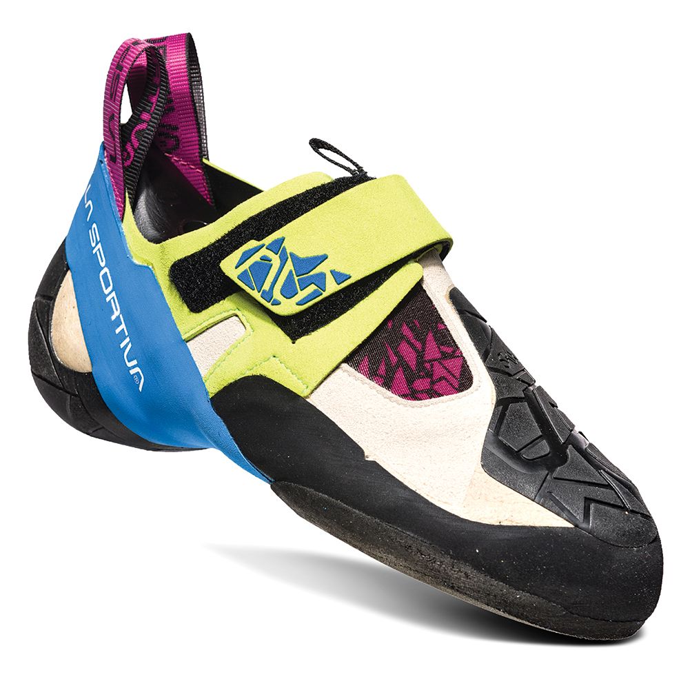 Women Skwama, Color: Apple Green/Cobalt, Size: 36