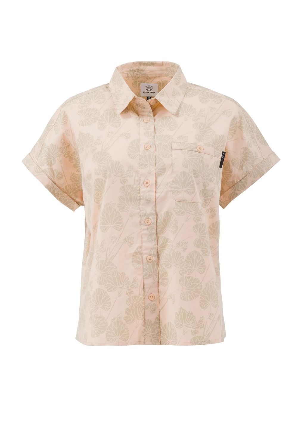 Around Town Shirt, Color: Pearl/Mist Ivy, Size: XS
