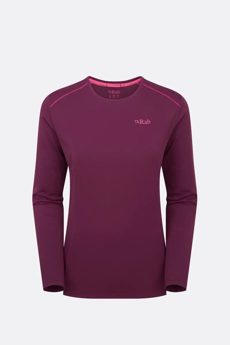 Force LS Tee Women, Color: Mulberry, Size: XS (08)