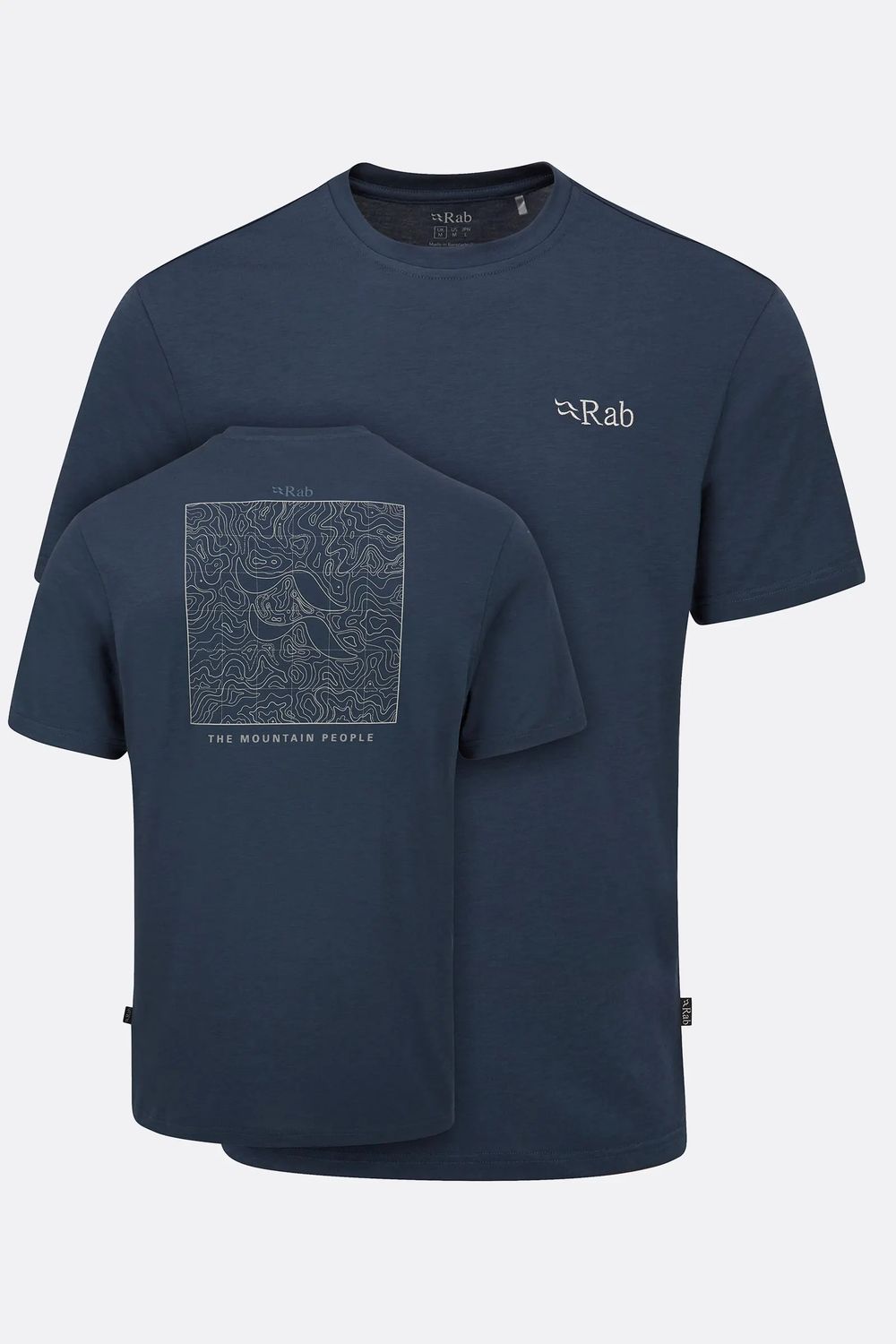 Crimp Elevation Tee, Color: Tempest Blue, Size: S