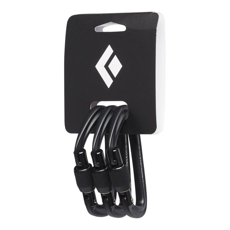 Hotforge Screw Carabiner 3 PCK - Black