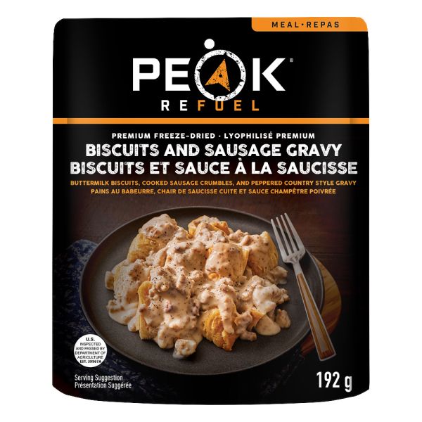 Biscuits and Sausage Gravy Meal