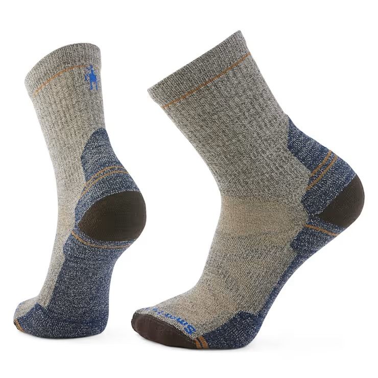 Light Cushion Mid Crew Socks, Size: M, Color: Chestnut