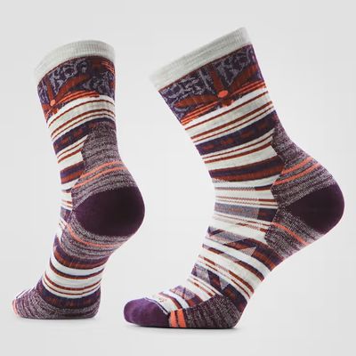 Women&#39;s Hike Targeted Cushion Dragon Stitch Mid Crew Socks
