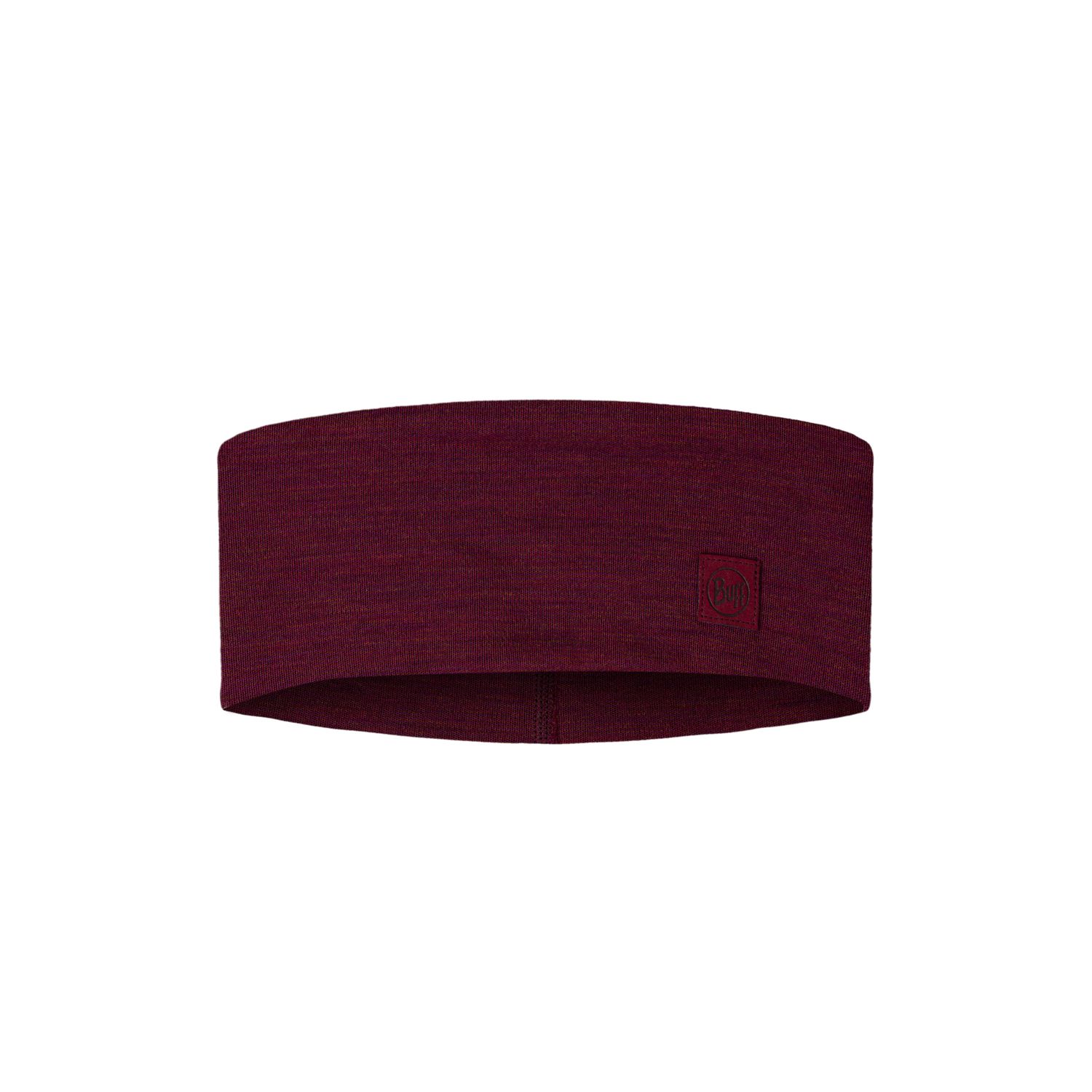 Merino Wide Headband Solid, Color: Tibetan Red