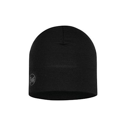 BUFF Merino Midweight Beanie, Color: Solid Black
