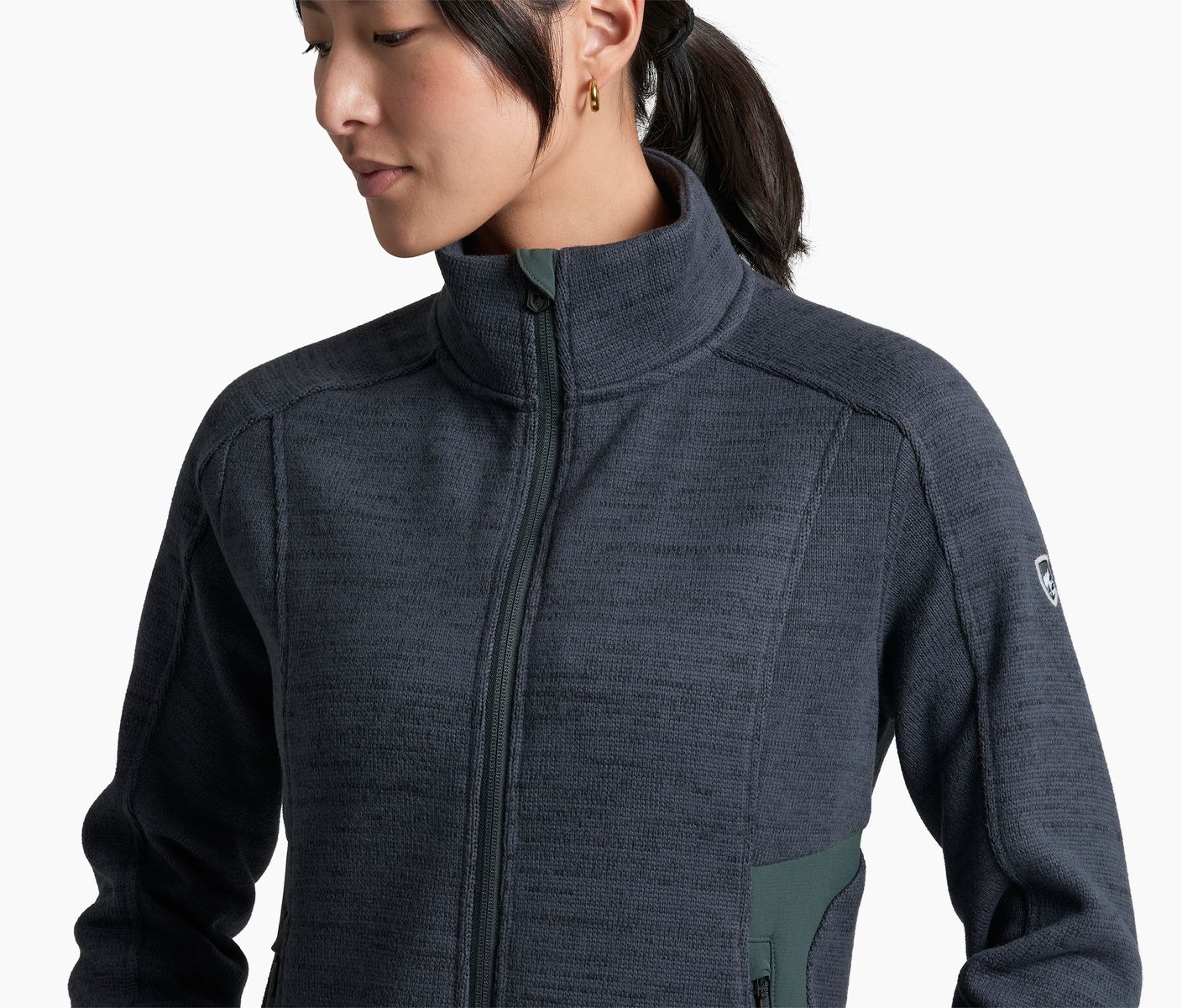 Aktivator Fleece jacket, Color: Shadow, Size: S