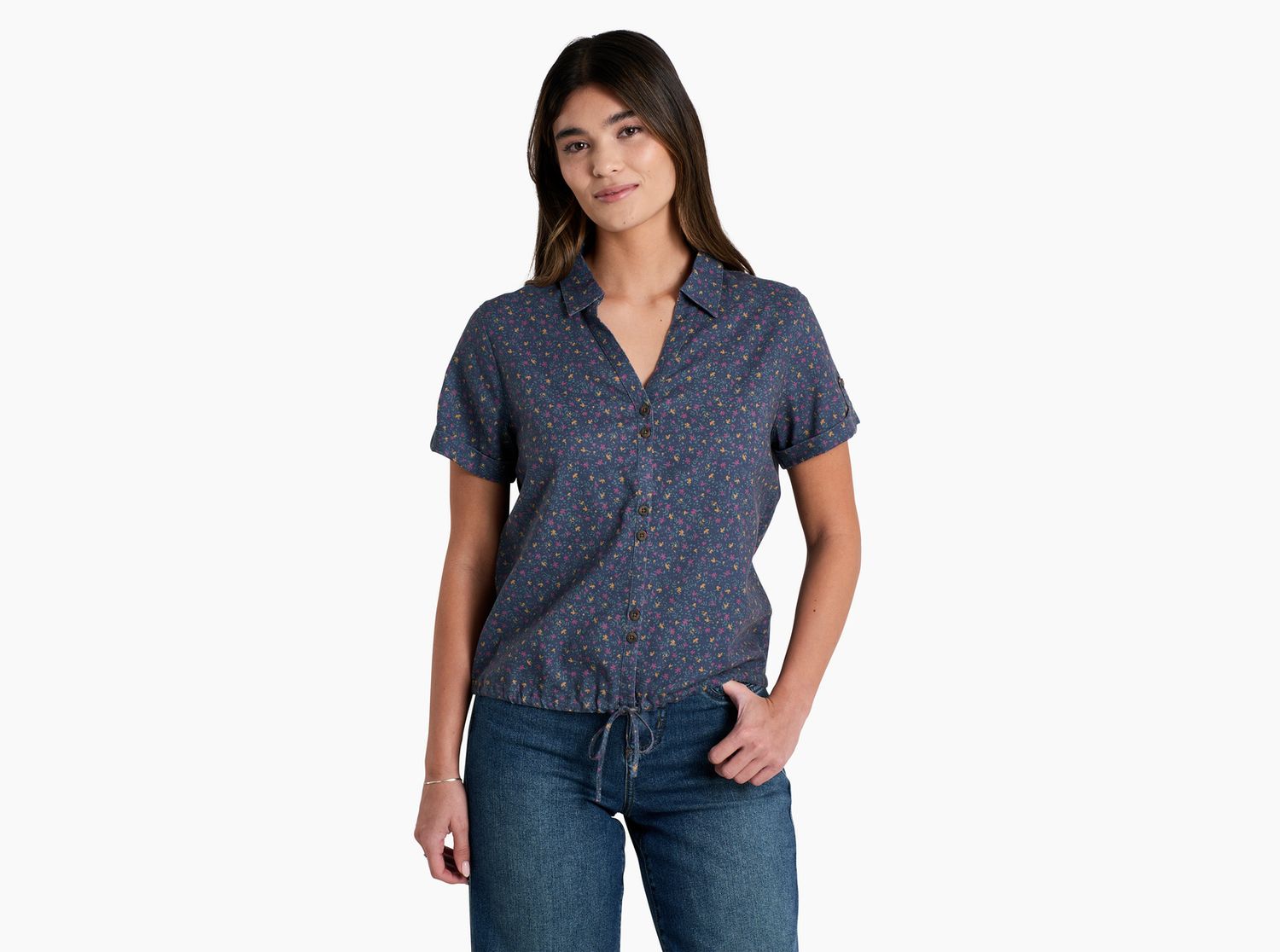 Liliana SS, Color: Indigo, Size: XS