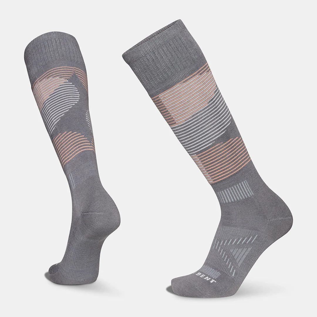 Shred Targeted Cushion Snow Sock, Color: Smoke Pearl, Size: L