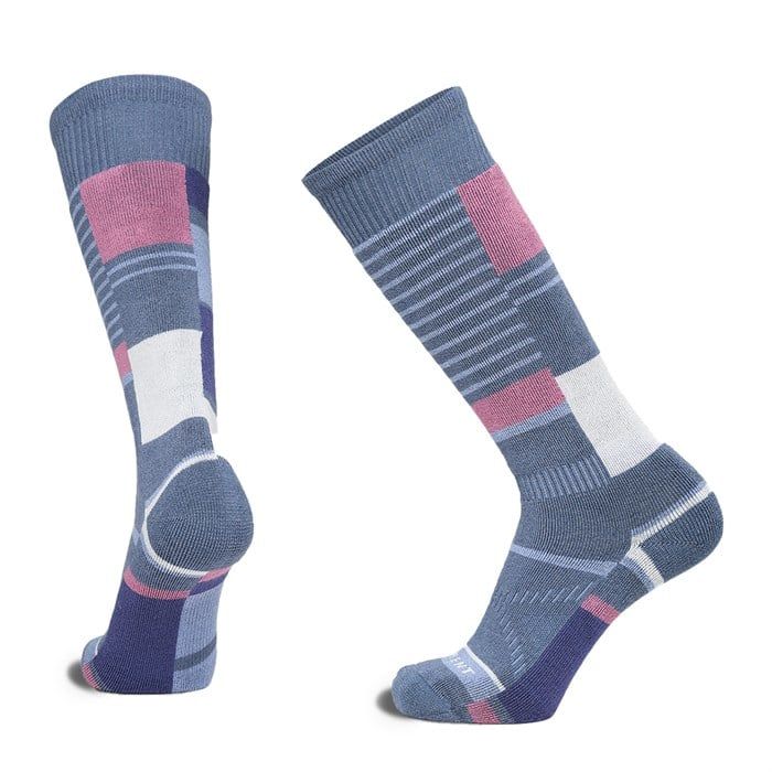 Full Cushion Oaken Snow Sock, Color: Vintage Indigo, Size: M