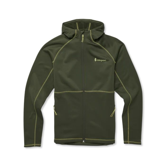 Tempa Fleece Hooded Jacket-, Color: Fatigue, Size: M