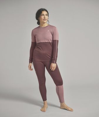 Women 185 Merino Tangram LS