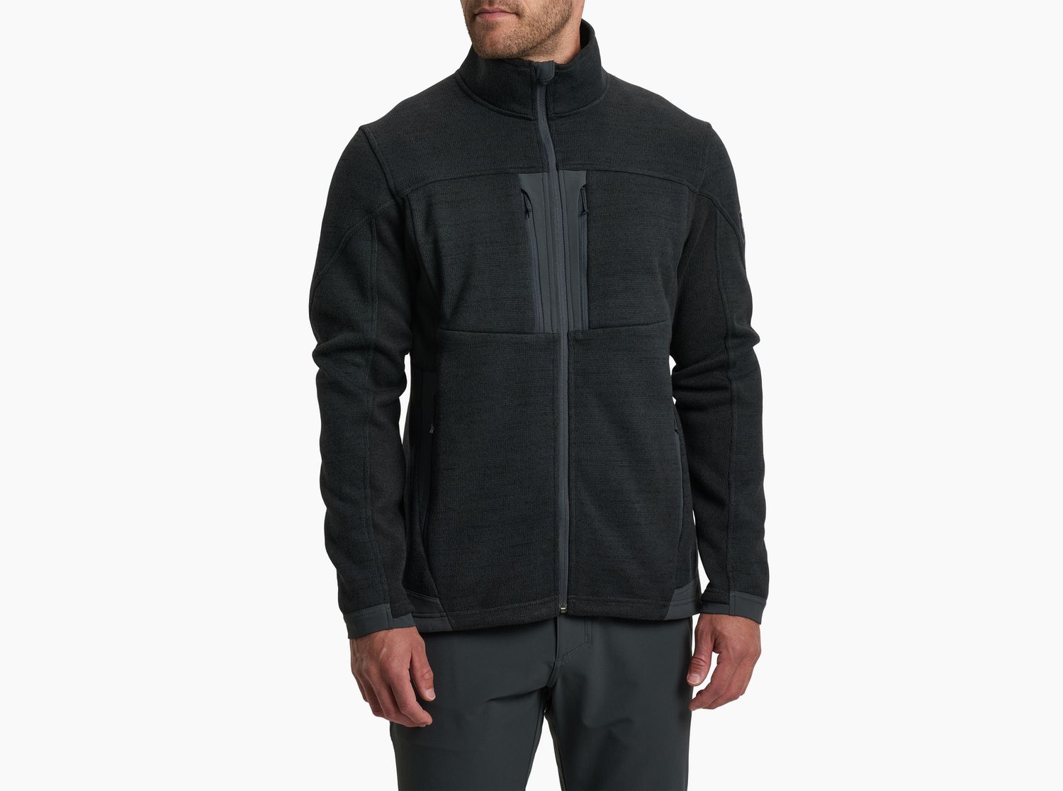 Men Aktivator Fleece jacket, Color: Black, Size: XL