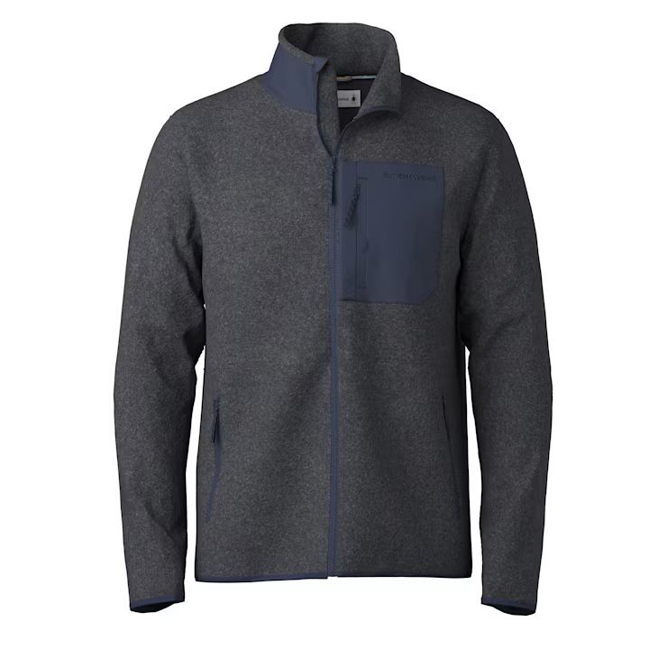 Men&#39;s Second Cut Fleece Jacket, Color: Deep Navy, Size: M