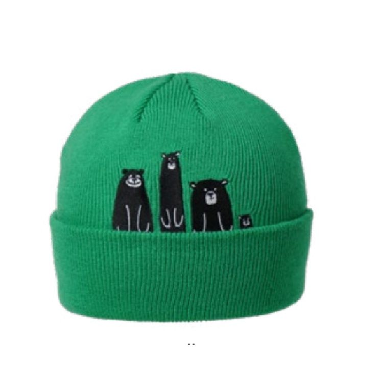 Bear&#39;s Den Toque, Color: Kelly, Size: Kids O/S