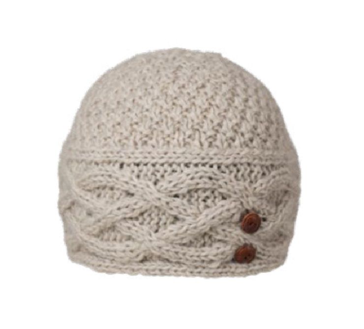 Celtic Toque, Color: Heather Stone